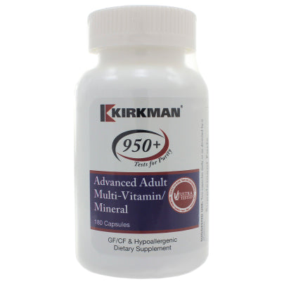 Advanced Adult Multi-Vitamin/Mineral - Hypoallergenic 180 capsules