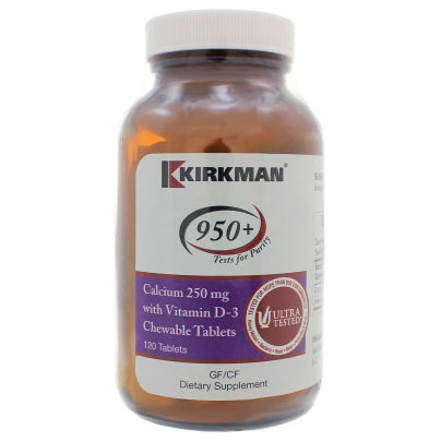 Calcium 250mg w/Vitamin D-3 Chewable 120 Chewables