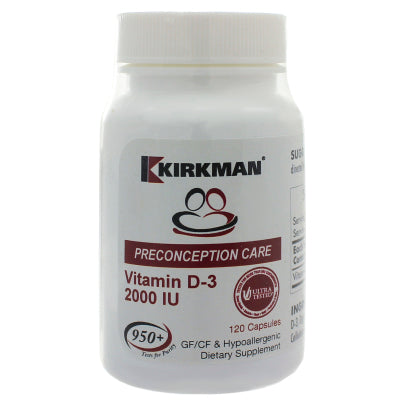 Preconception Vitamin D3 2000IU 120 capsules