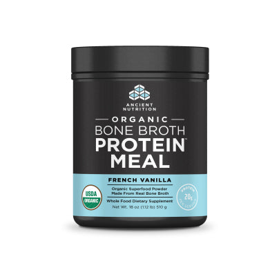 Organic Bone Broth Protein Meal - French Vanilla 670 Grams