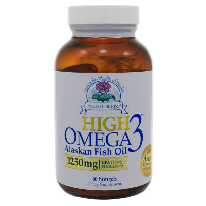 High Omega-3 Alaskan Fish Oil 60 Softgels