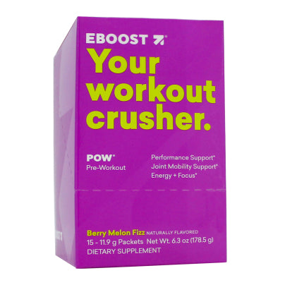 POW Pre-Workout Powder Berry Melon 15 packets