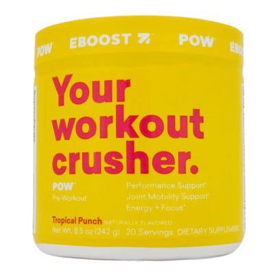 POW Pre-Workout Powder Tropical Punch 8.5 Ounces