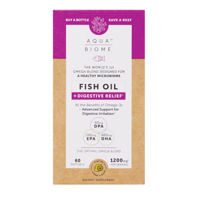 Aqua Biome™ Fish Oil Digestive Relief 60 Softgels