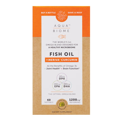 Aqua Biome™ Fish Oil Meriva Curcumin 60 Softgels