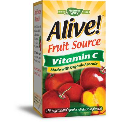 Alive! Organic Vitamin C 120 capsules