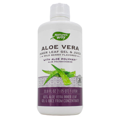 Aloe Vera Gel and Juice (Berry) 1 Liter