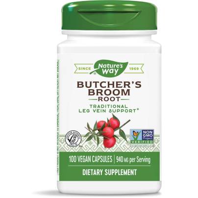Butcher's Broom Root 100 capsules