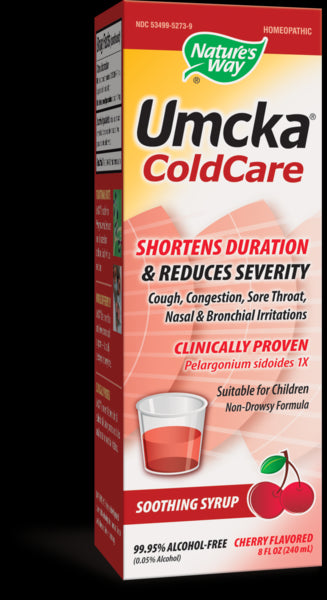 Umcka® ColdCare Alcohol Free Cherry Syrup 8 Ounces