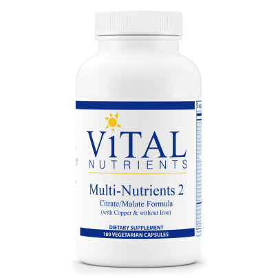 Multi-Nutrients II w copper w/o Iron 180 capsules