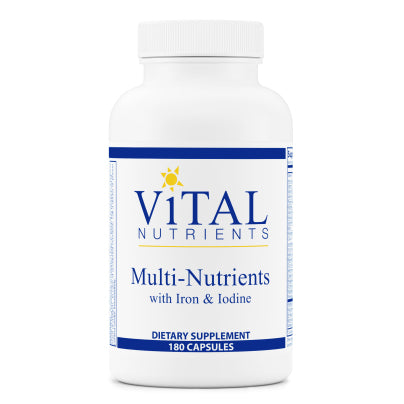 Multi-Nutrients w/Iron and Iodine 180 capsules