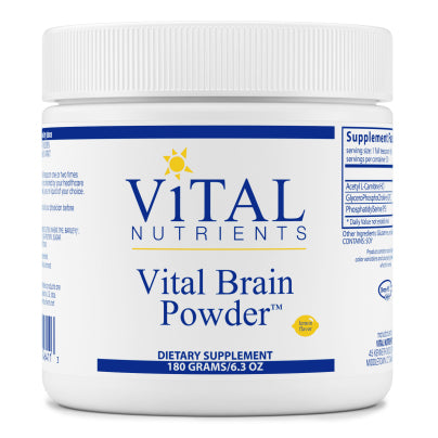 Vital Brain Natural Lemon Flavor 180 Grams