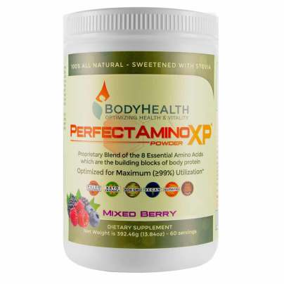 PerfectAmino XP Powder, Mixed Berry 13.84 Ounces