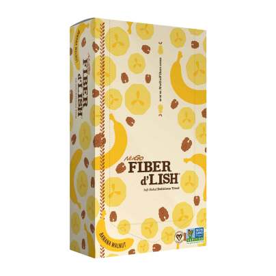 Fiber dLish Banana Walnut (case of 16 bars) 16 Bars