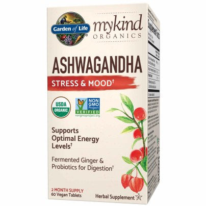 mykind Organics Ashwaganda Stress & Mood 60 tablets