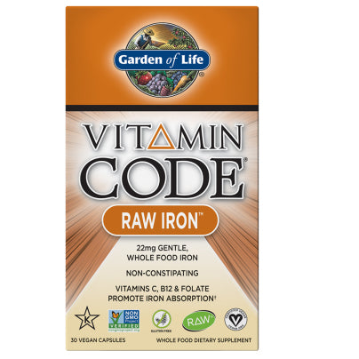 Vitamin Code RAW Iron 30 capsules