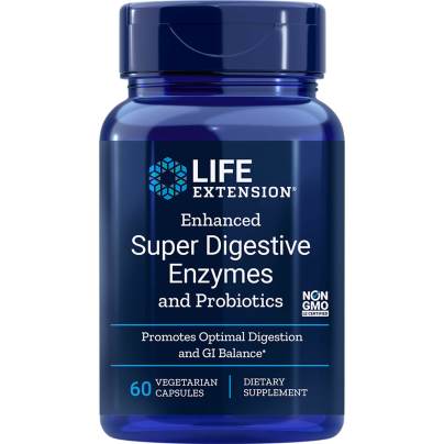 Enhanced Super Digestive Enzymes w/Probiotics 60 capsules