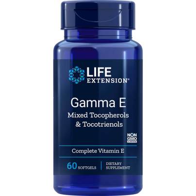 Gamma E Tocopherol/Tocotrienol 60 Softgels