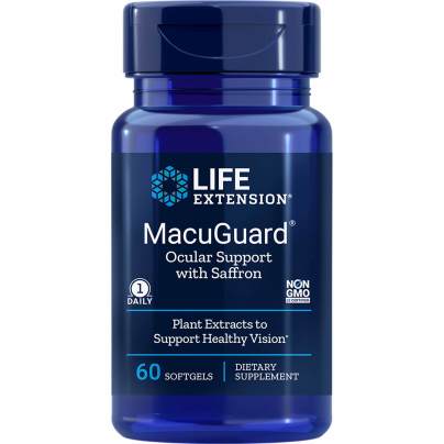Macuguard® Ocular Support with Saffron 60 Softgels