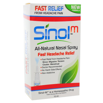 Sinol-M Headache Nasal Spray 15 Milliliters