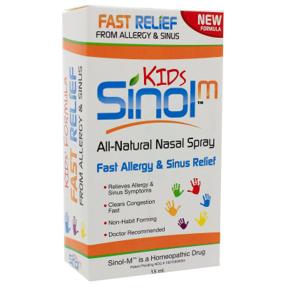 Sinol-M Kids Allergy & Sinus Nasal Spray 15 Milliliters