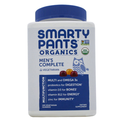 SmartyPants Organics Men's Complete 120 gummies