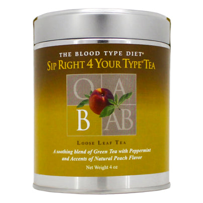 Sip Right 4 Your Type Tea (Type B) Loose Leaf 4 Ounces