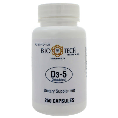 D3-5 5,000IU 250 capsules
