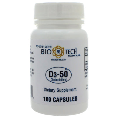 D3-50 50,000IU 100 capsules