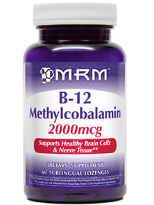 B-12 Methylcobalamin 2000mcg 60 lozenges