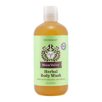 Herbal Body Wash - Peppermint 12 Ounces