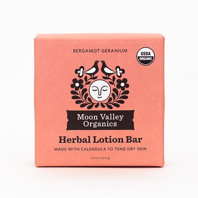 Moon Melt Lotion Bar Bergamot Geranium 1.9 Ounces