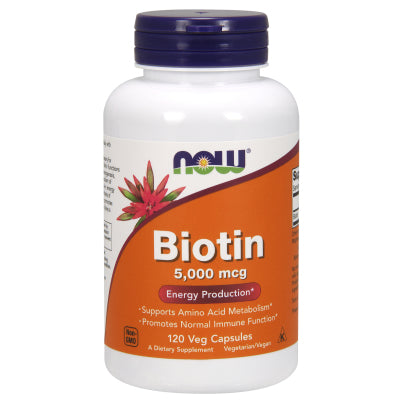 Biotin 5000mcg 120 capsules