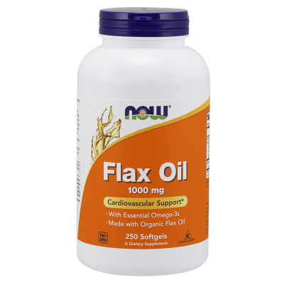 Flax Oil 1000mg 250 Softgels