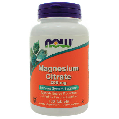Magnesium Citrate 200mg 100 tablets