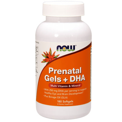 Prenatal Gels + DHA 180 Softgels