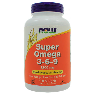 Super Omega 3-6-9 1200mg 180 Softgels