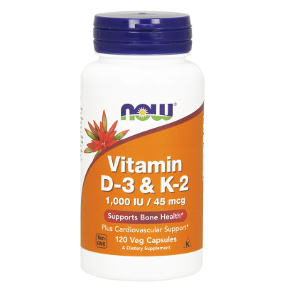Vitamin D-3 & K-2 120 capsules