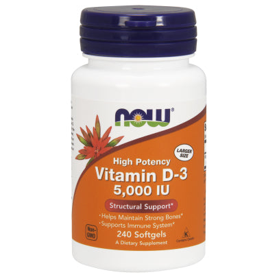Vitamin D-3 5,000IU 240 Softgels