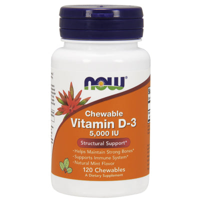 Vitamin D-3 5000IU Chewable 120 Chewables
