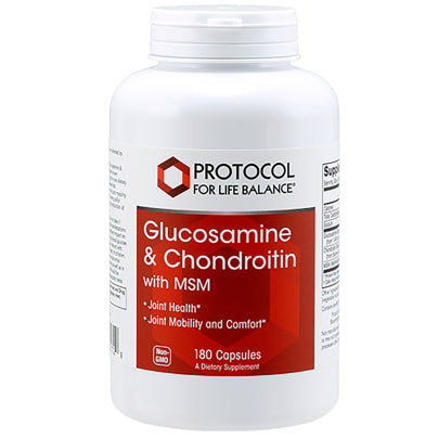 Glucosamine and Chondroitin + MSM 180 capsules