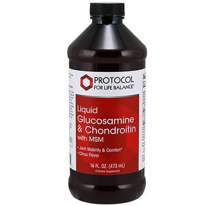Glucosamine and Chondroitin Liq + MSM 16 Ounces