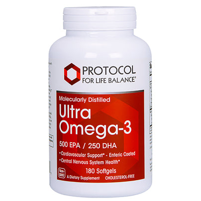 Ultra Omega-3 500EPA/250DHA 180 Softgels