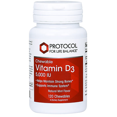 Vit D-3 5000IU Chewable Mint 120 lozenges