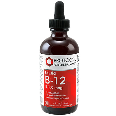 Vitamin B-12 Liquid 5000mcg 4 Ounces