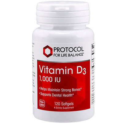 Vitamin D3 1,000IU 120 Softgels