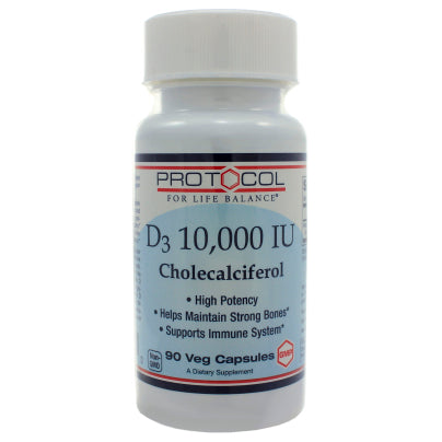 Vitamin D3 10,000IU Cholecalciferol 90 capsules