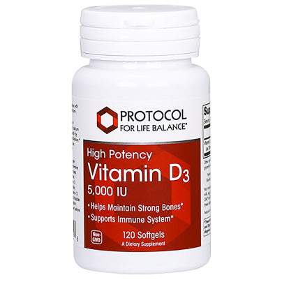 Vitamin D3 5,000IU 120 Softgels