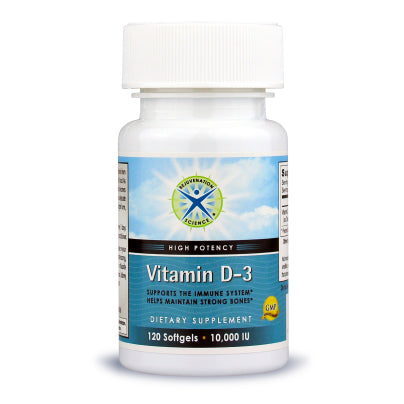 Vitamin D-3 10,000 IU 120 Softgels