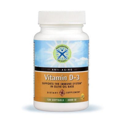 Vitamin D-3 5,000 IU 120 Softgels